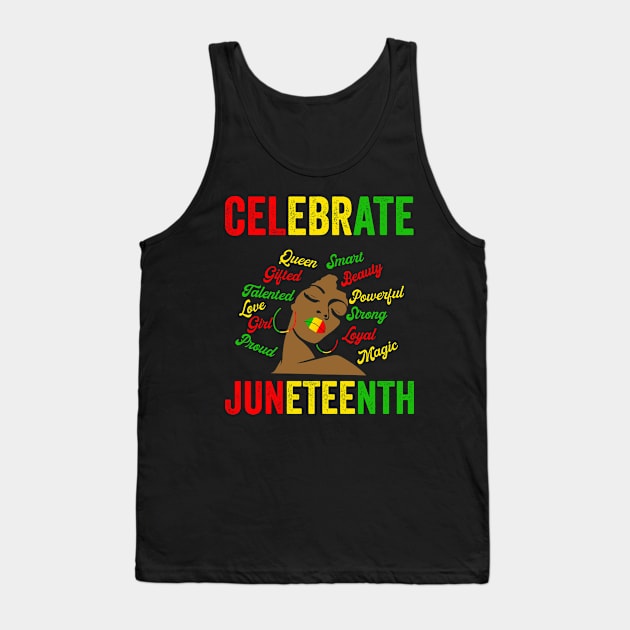 CELEBRATE JUNETEENTH Tank Top by Banned Books Club